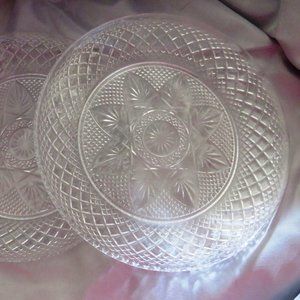 Vintage Luminarc Cristal D'Arques Durand 8" Plates - Set of 2
